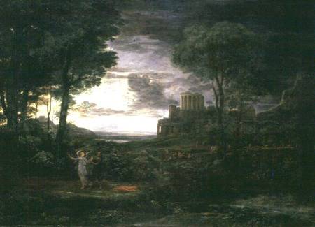 Landscape with Jacob Wrestling with the Angel, or Night a Claude Lorrain