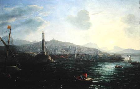 The Port of Genoa, Sea View a Claude Lorrain