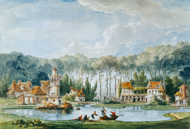 The Hameau, Petit Trianon a Claude Louis Chatelet