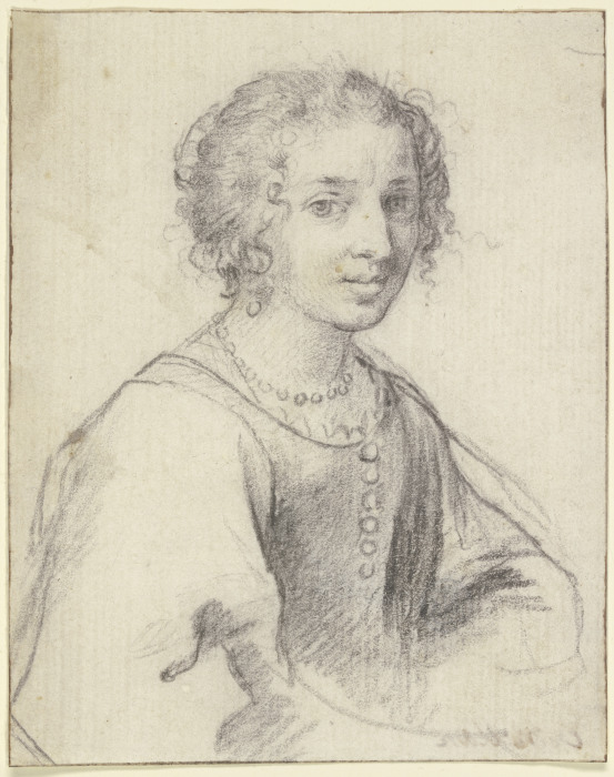 Porträt der Maddalena Corvina a Claude Mellan