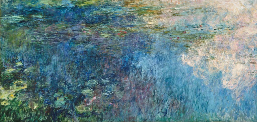 Nymphéas. Paneel C II. - Teilbild a Claude Monet