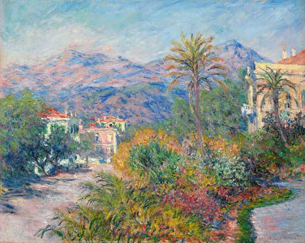 Strada Romana in Bordighera a Claude Monet
