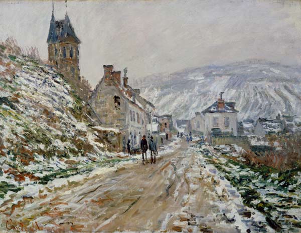 C.Monet, Straßen nach Vetheuil im Winter a Claude Monet