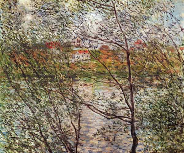 Look through spring branches a Claude Monet