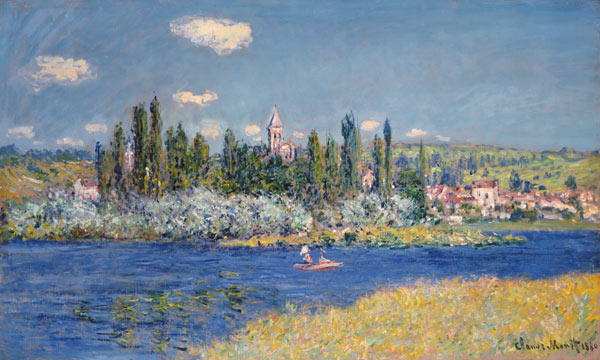 Blick auf Vetheuil a Claude Monet