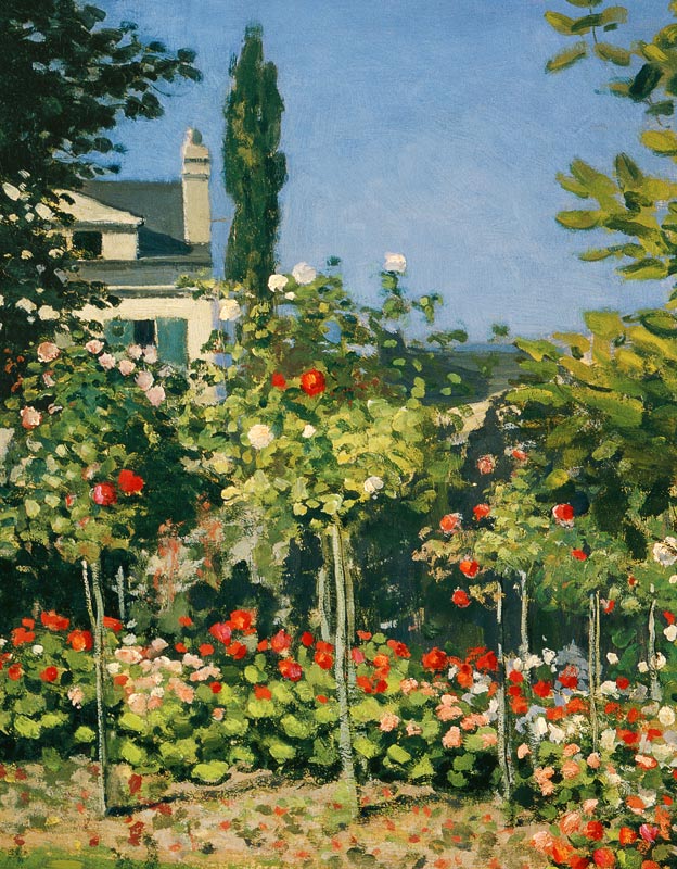 C.Monet / Garden in bloom (detail) a Claude Monet