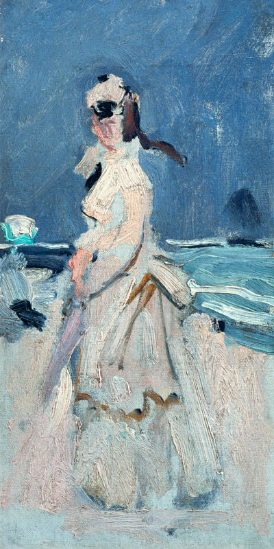 Camille on the Beach a Claude Monet