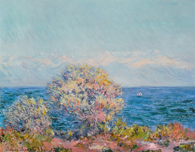Cap D'Antibes im Mistral a Claude Monet