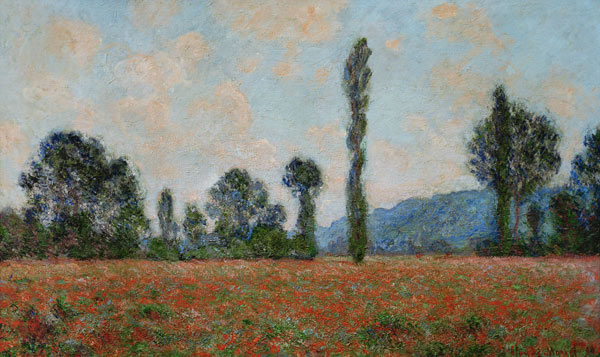 Champ des Coquelicots (Mohnfeld) a Claude Monet