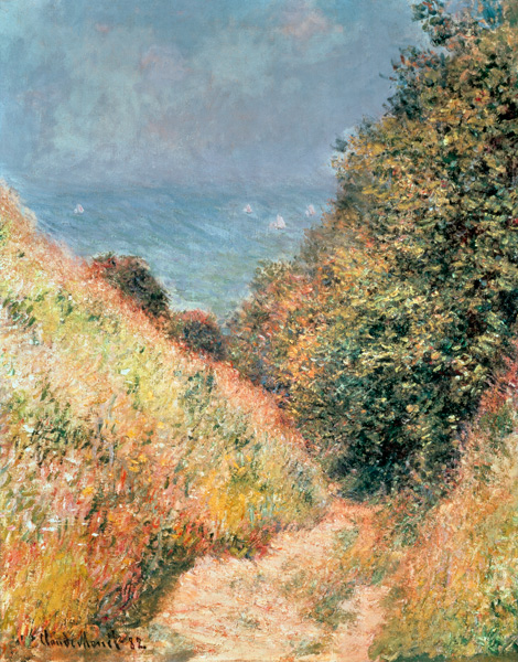 Chemin de la Cavee, Pourville a Claude Monet