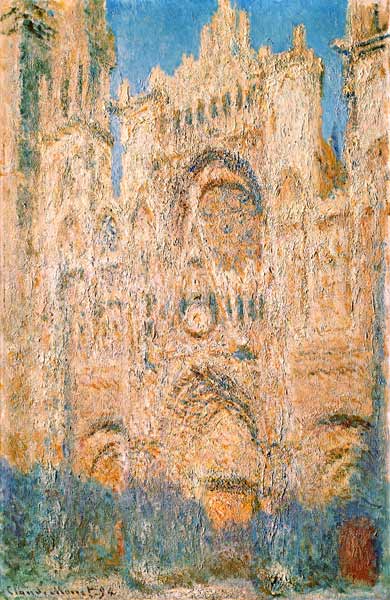 The cathedral of Rouen, at noon. a Claude Monet