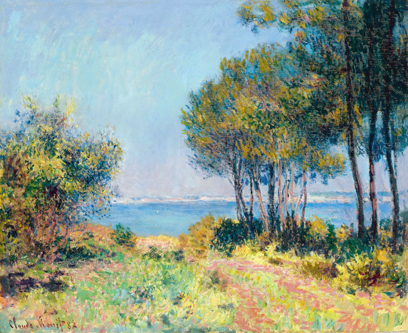 Die Küste bei Varengeville a Claude Monet