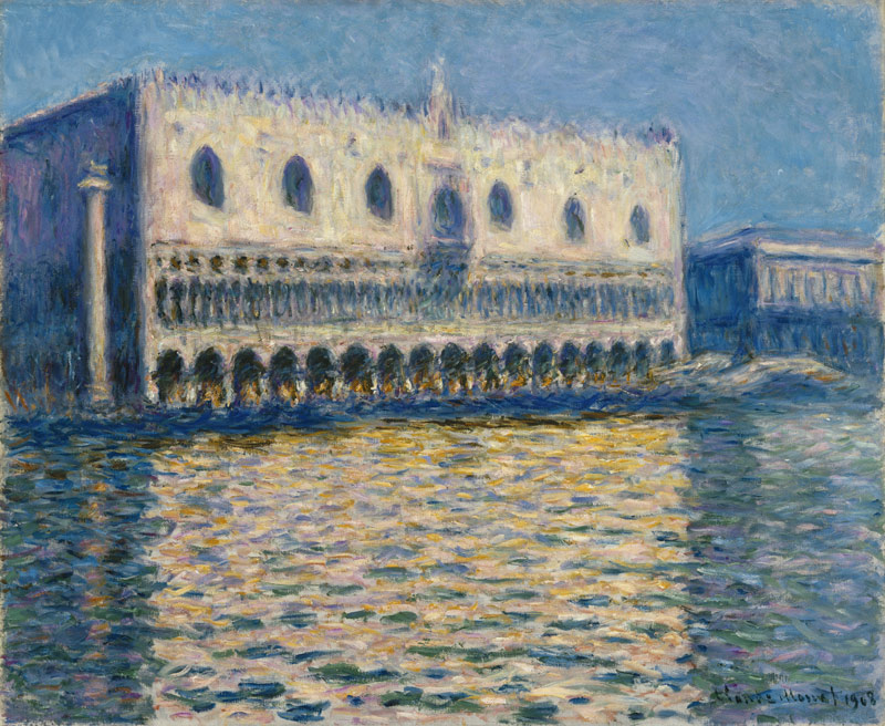The Doges Palace (Le Palais ducal) a Claude Monet
