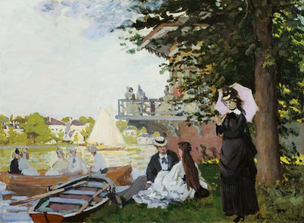 Garden House on the Zaan, Zaandam a Claude Monet