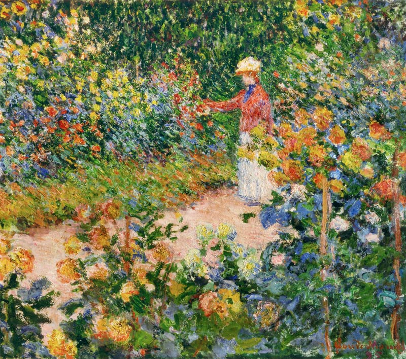 Giardino a Giverny a Claude Monet