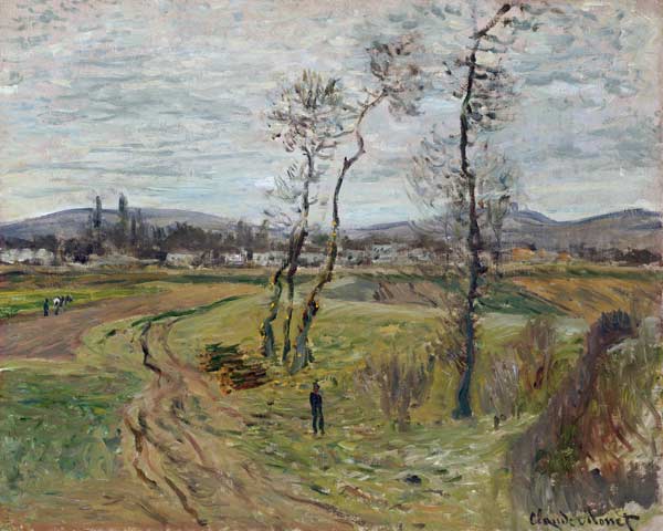 Gennevilliers Plain a Claude Monet