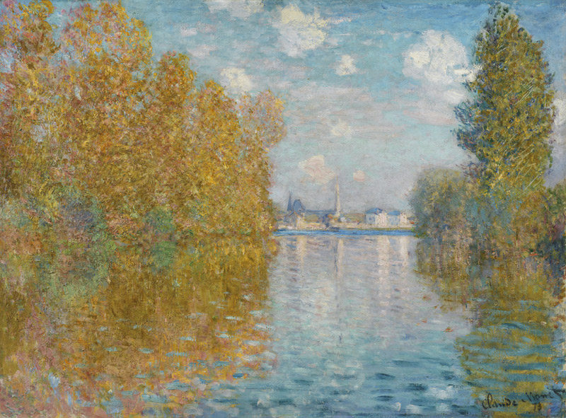 Herbst in Argenteuil a Claude Monet