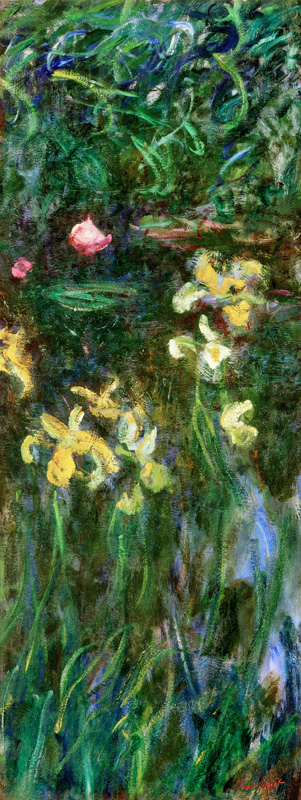 Iris gialli a Claude Monet
