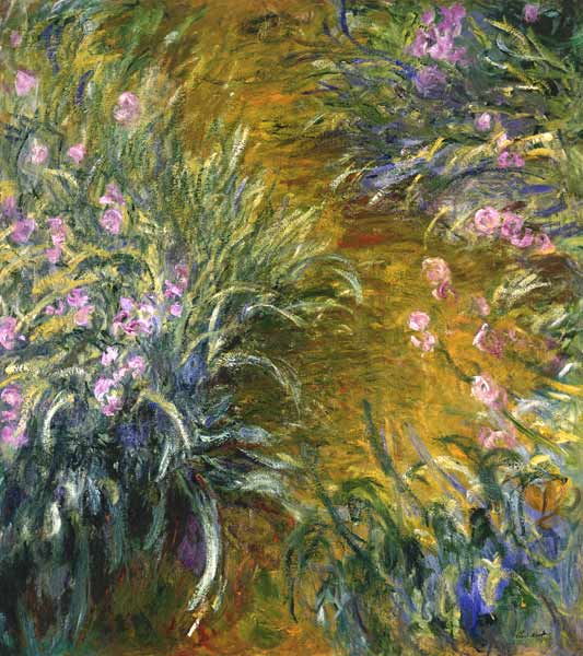 Iris a Claude Monet