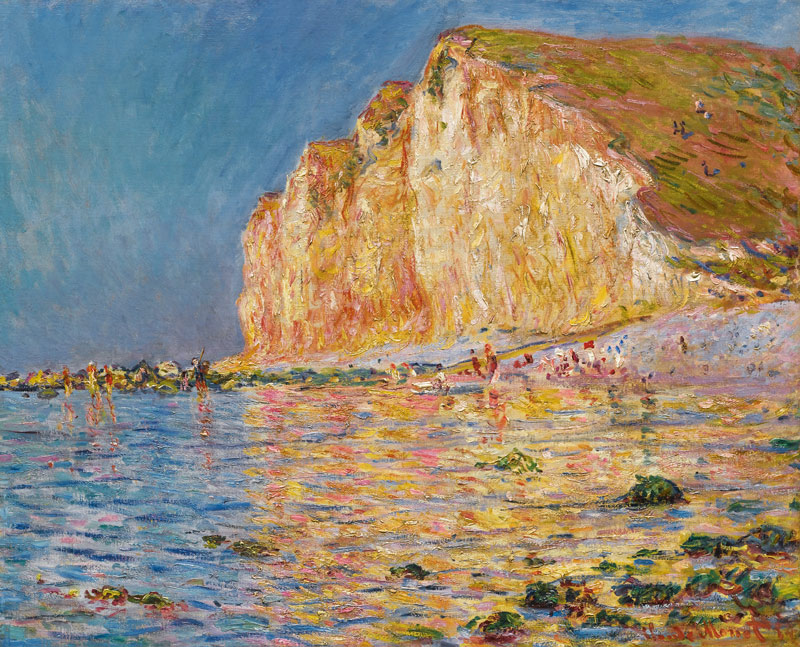 Les Petites-Dalles bei Ebbe a Claude Monet