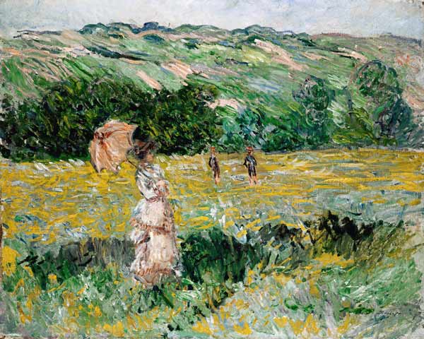 Limetz Meadow a Claude Monet