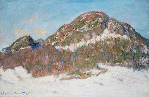 Mount Kolsaas in Sunlight a Claude Monet