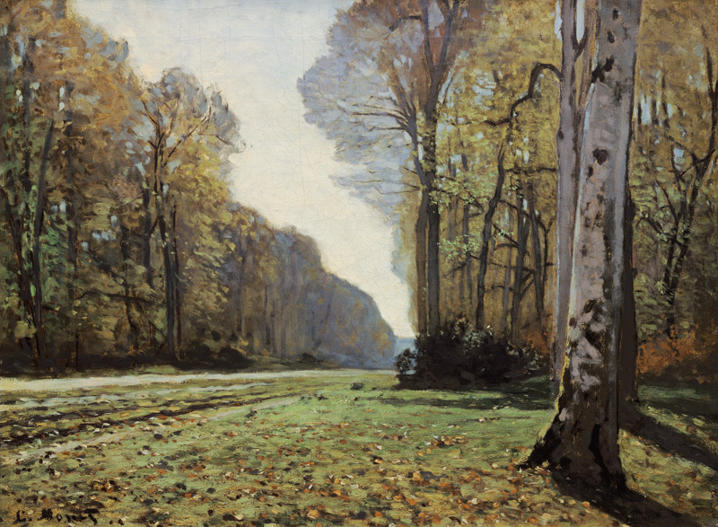 Pave de Chailly, bosco di Fontainebleau a Claude Monet