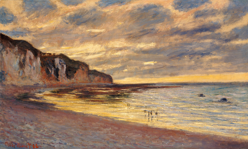 Pointe de Lailly, bassa marea a Claude Monet