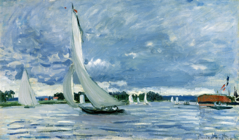 Regatta at Argenteuil a Claude Monet