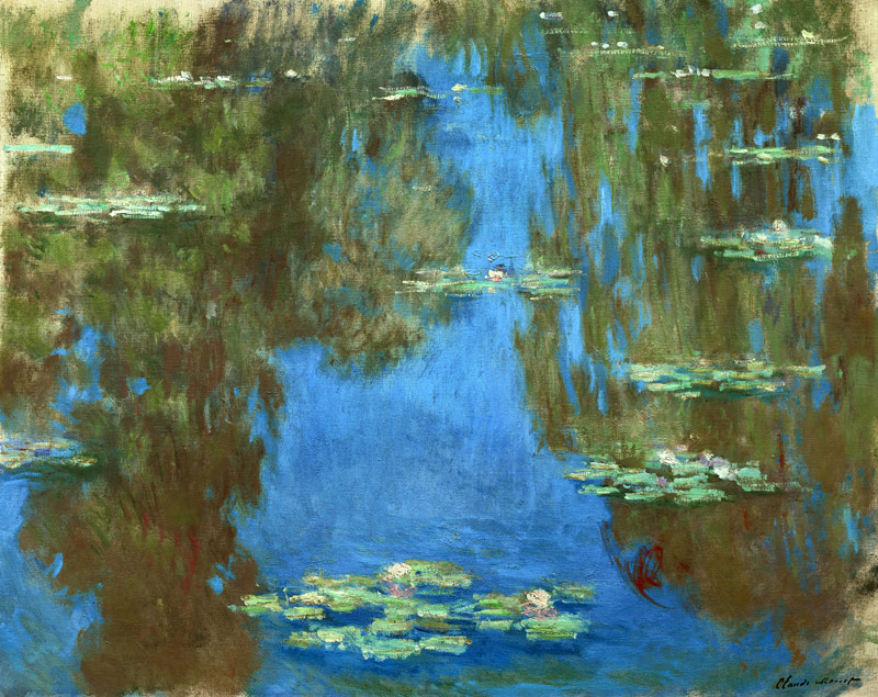 Ninfee a Giverny a Claude Monet