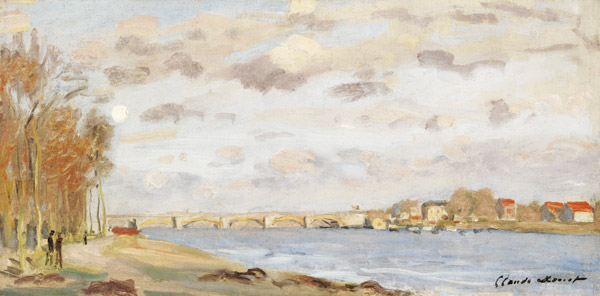 The Seine at Argenteuil a Claude Monet