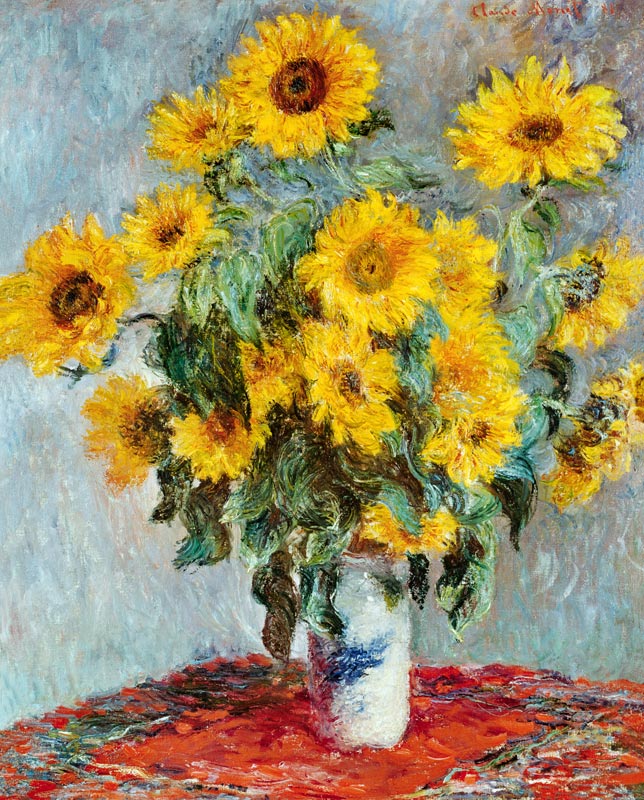 Girasoli a Claude Monet