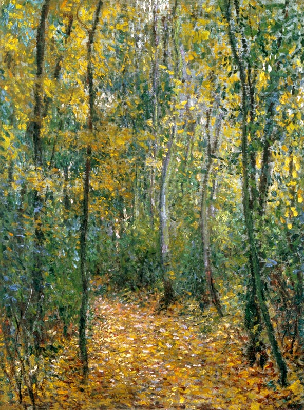 “Sous-bois” (Unterholz), Montgeron a Claude Monet