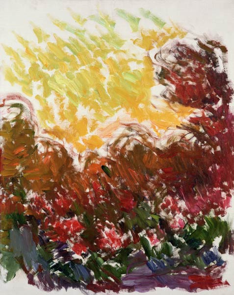 The Garden at Giverny a Claude Monet