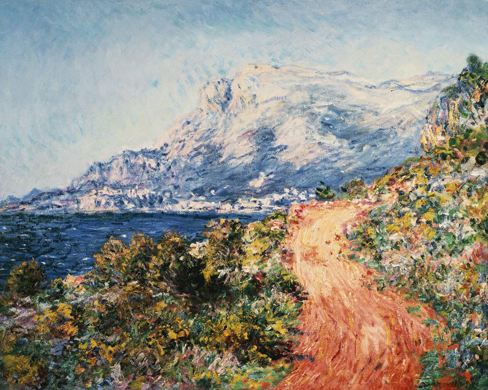 The Red Road a Claude Monet