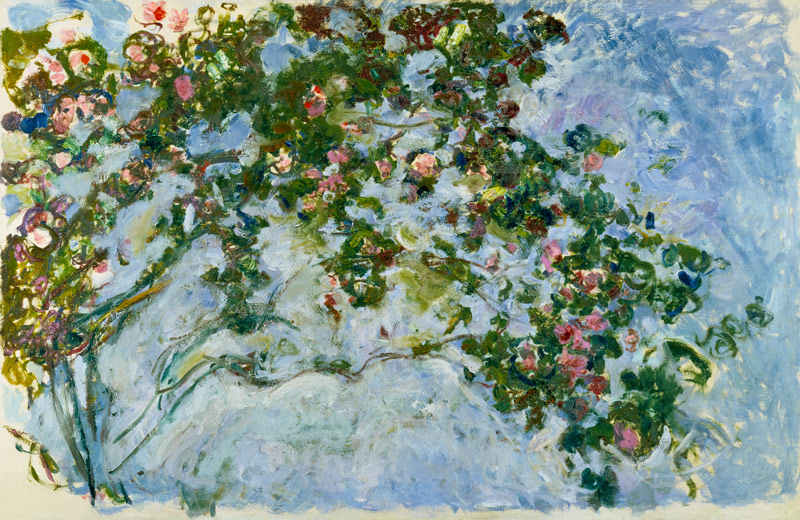 The Roses a Claude Monet