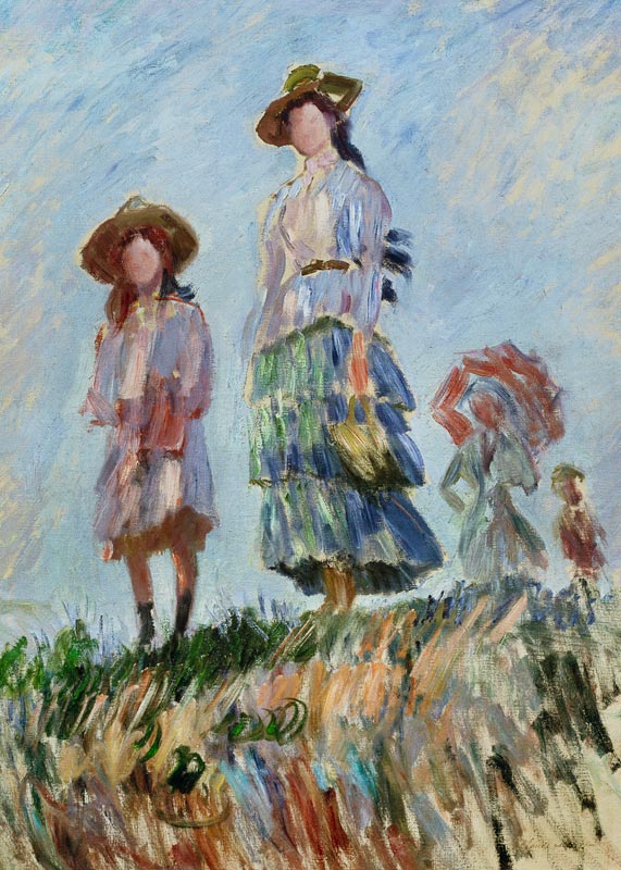The Walk (Sketch) a Claude Monet