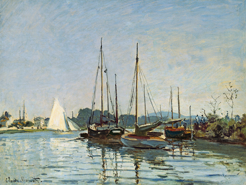 Imbarcazione da biporto, Argenteuil a Claude Monet