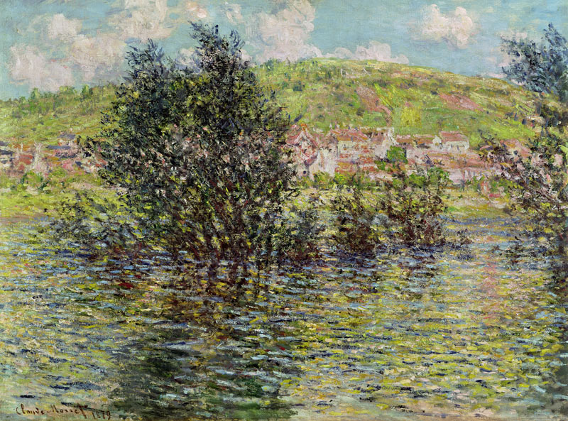Vetheuil, View from Lavacourt a Claude Monet