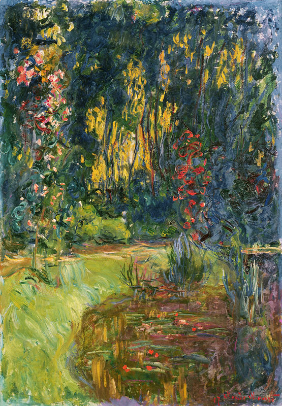 Water garden at Giverny a Claude Monet