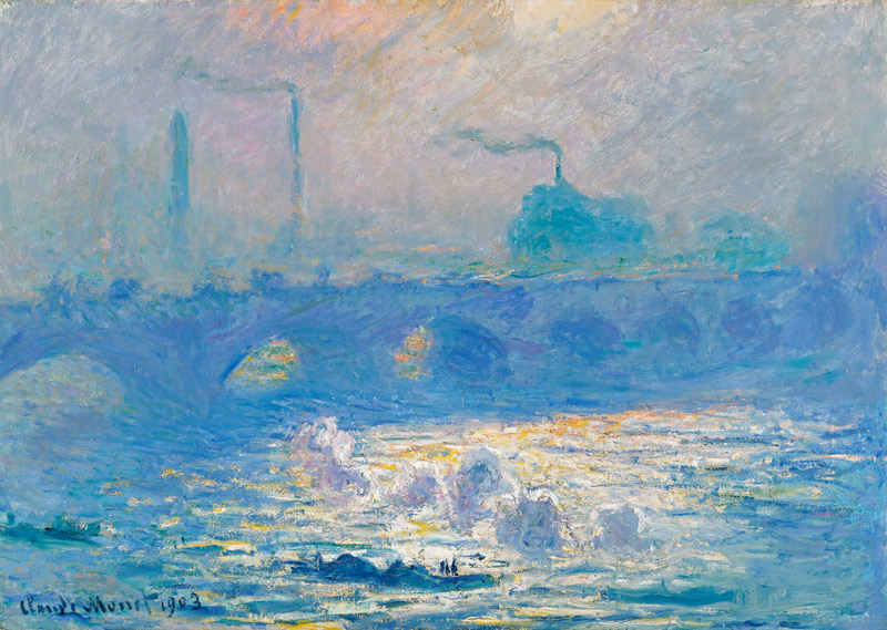 Waterloo Bridge a Claude Monet