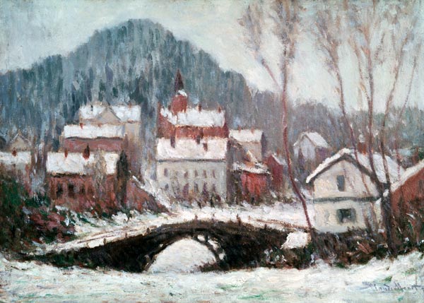 Winter landscape a Claude Monet