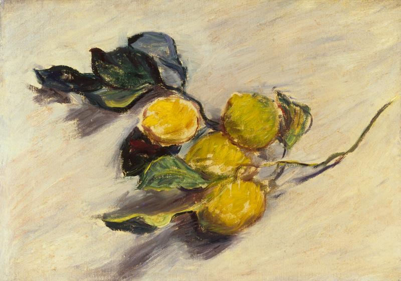 Zweig der Zitronenbaum a Claude Monet