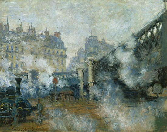 La gare Saint-Lazare 3 a Claude Monet