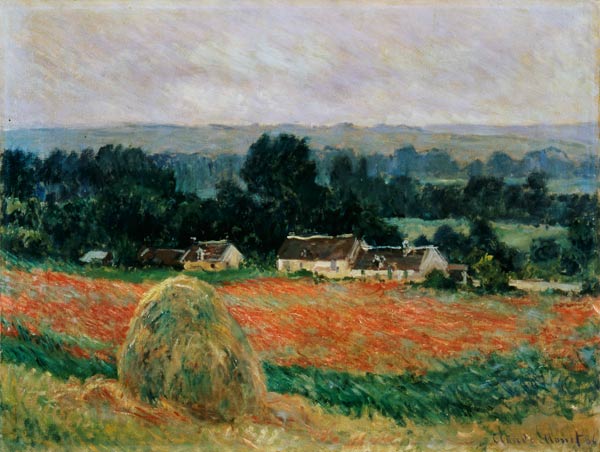 Haystack at Giverny a Claude Monet