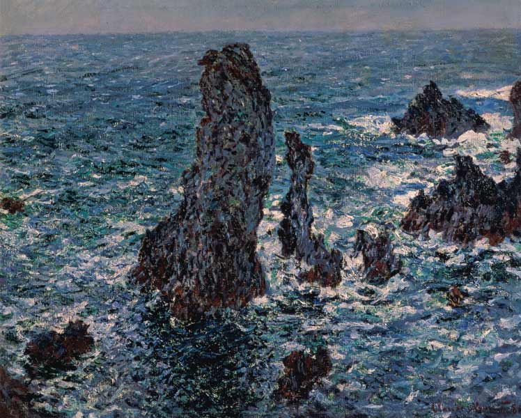 This one barks the Isle for rocks a Claude Monet