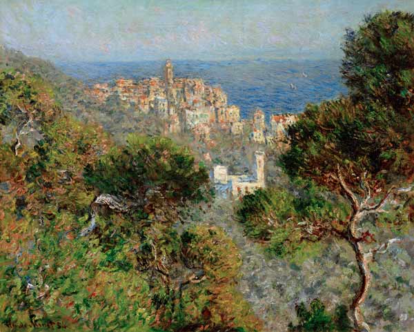 Vista di Bordighera a Claude Monet