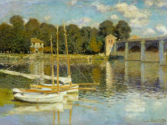 Ponte d' Argenteuil a Claude Monet