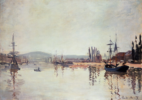 The Seine Below Rouen a Claude Monet