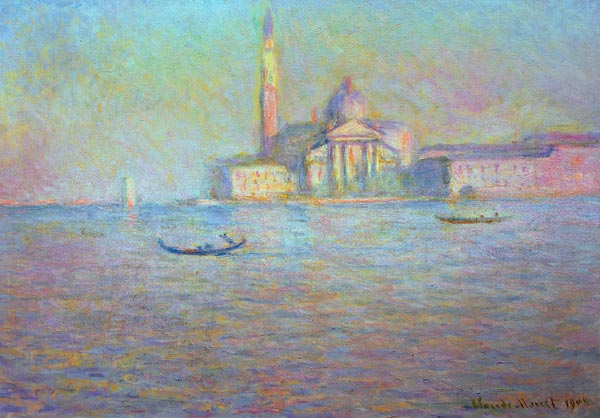 The Church of San Giorgio Maggiore, Venice a Claude Monet